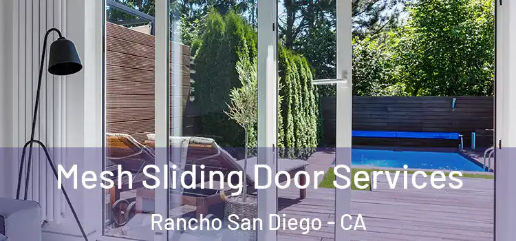 Mesh Sliding Door Services Rancho San Diego - CA